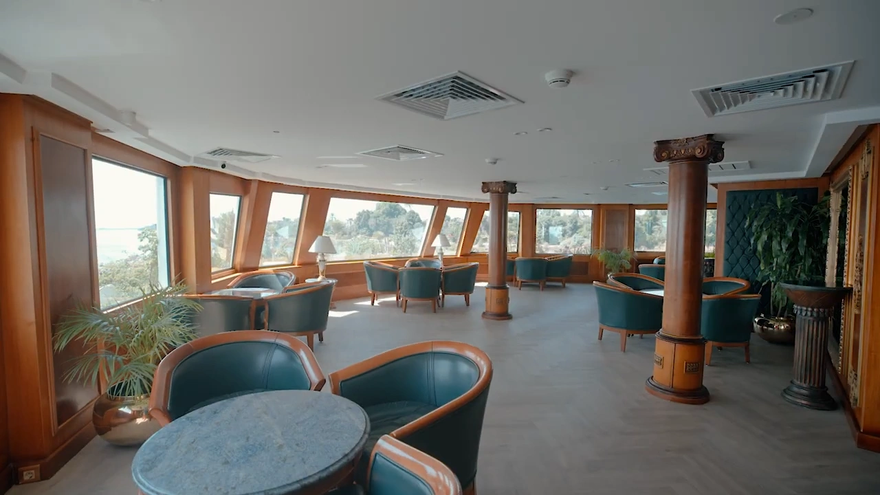 Lounge aboard the Sonesta St. George I Nile Cruise Ship Nile cruise